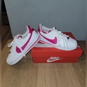 Cortez GS 'White Laser Fuchsia' Nike / sneakers 5Y/6.5 Women
